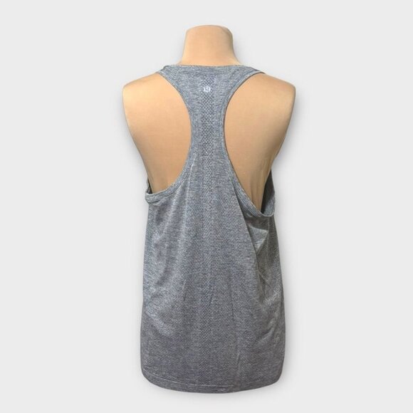 Lululemon Run Swiftly Tank 12 Racerback Gray Women Run Train Tank Top EUC - Picture 3 of 5